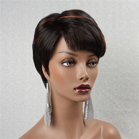 100 human hair wigs short